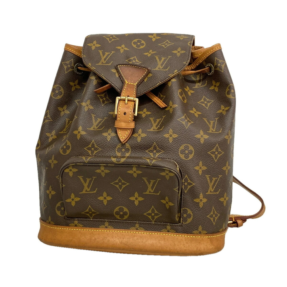 Louis Vuitton Monogram Montsouris MM Backpack (M51136) Brown - Women's